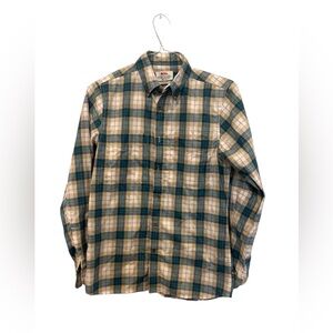 Fjallraven Men’s Ökiv Plaid‎ Flannel Button Down Shirt Size Small Regular Fit